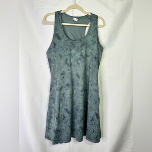 Tie Dyed Tennis Dress Athlesiure Shelf Bra Pickle Ball Athletic